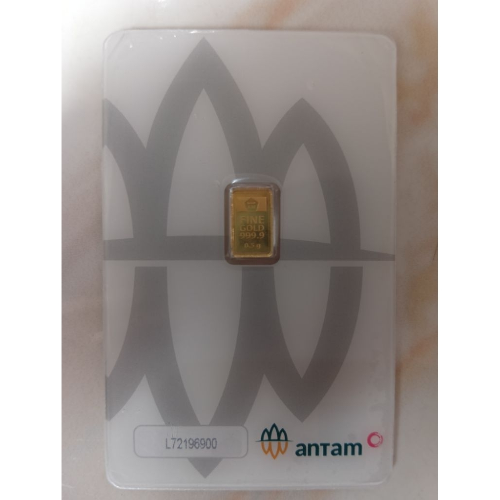 Emas Antam 0,5 gram