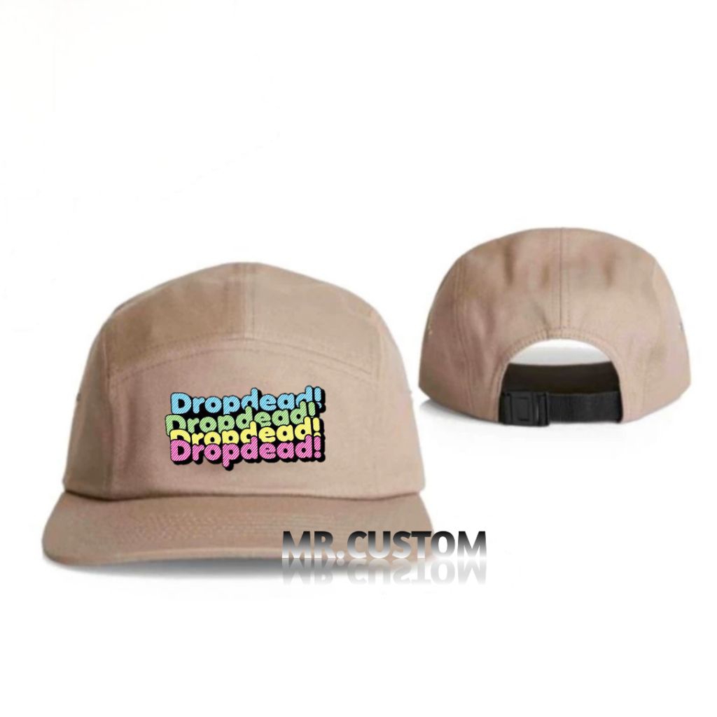 Topi 5 Panel Casual Drop dead/ Five Panel BMTH Pria Wanita Dewasa