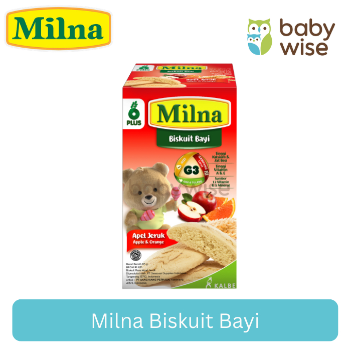 Milna Biskuit Bayi 65gr - Biskuit  Bayi | Makanan Pendamping Asi