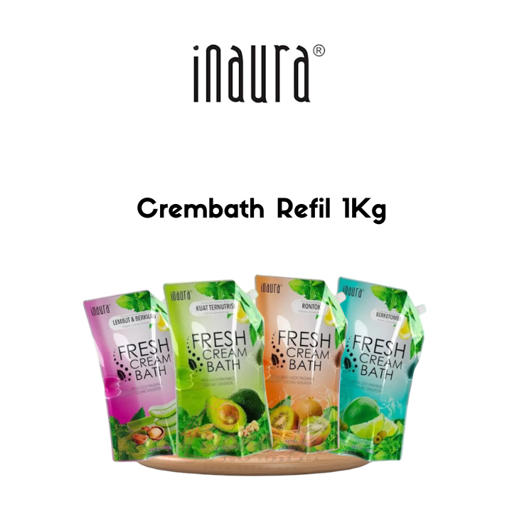 Inaura Crembath Refil 1Kg (Melembabkan dan Menutrisi Rambut)