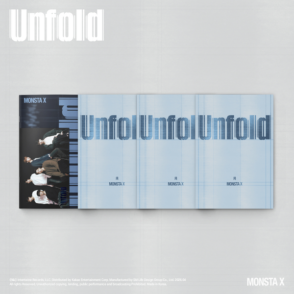 MONSTA X English Album - Unfold (Alive / Heal / Thirst / Heartbreak Ver.)