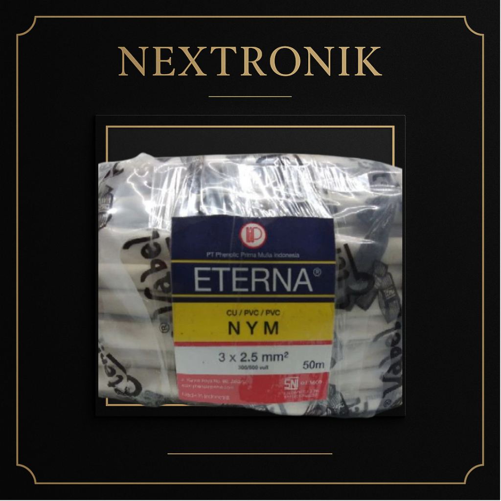 Eterna || Kabel Listrik Eterna NYM 3X2,5mm 50M