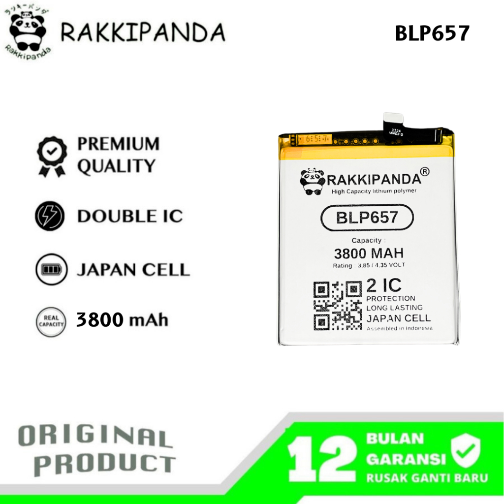 RakkiPanda - BLP657 OnePlus 6 Batre Batrai Baterai