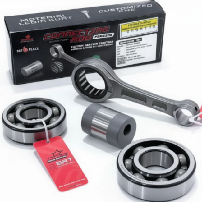 CONNECTING ROD FORGED BRT MIO STANG SEHER STANG PISTON BRT MIO SPORTY MIO SMILE MIO SOUL PEN 15 BAHA