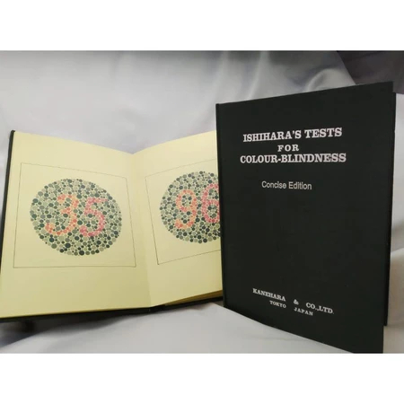 Ishihara Test Book 38 Plates Original Kanehara Japan Alat Pemeriksa Buta Warna