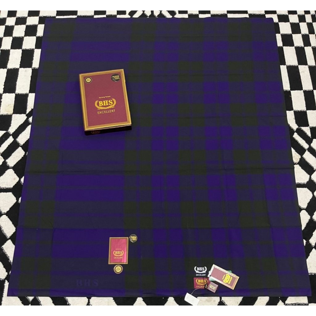 Sarung BHS Excellent KDT Motif Sandur Gold | COD