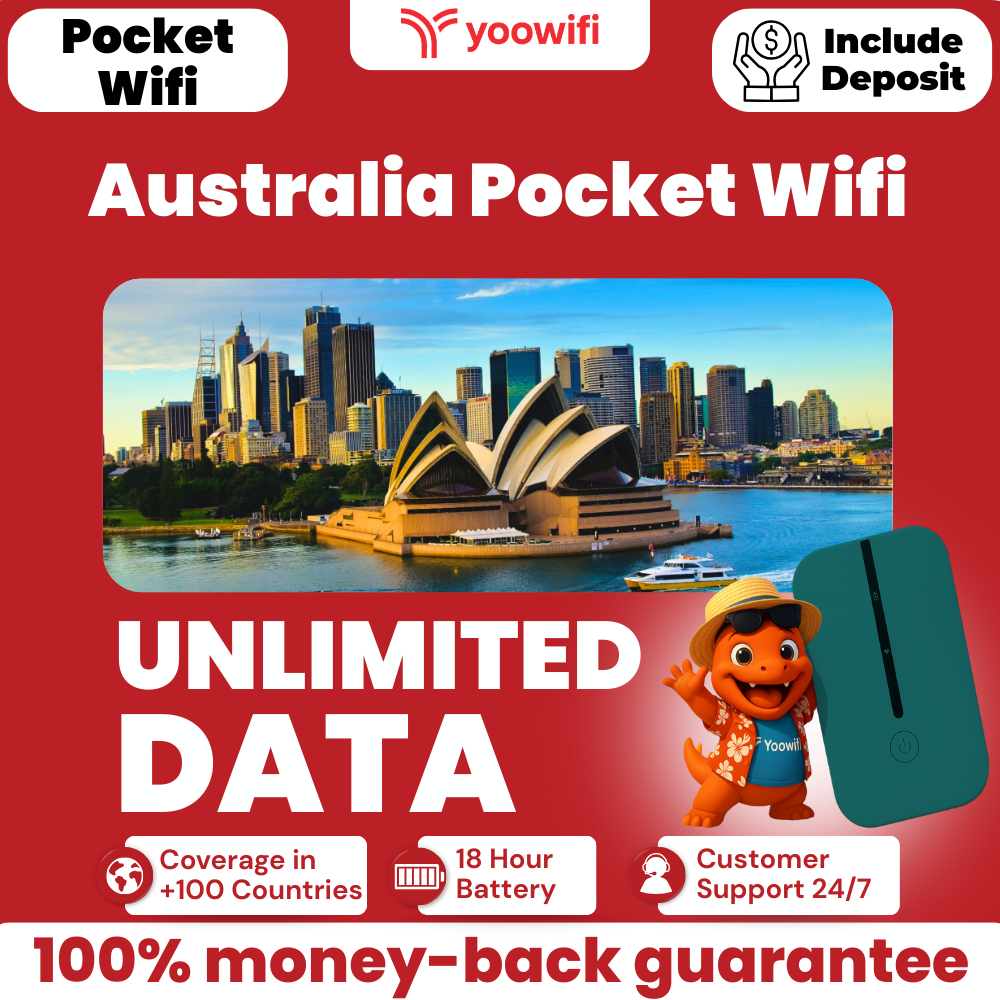Yoowifi Pocket Wifi Australia Unlimited Highspeed Wifi Portable Internet Roaming