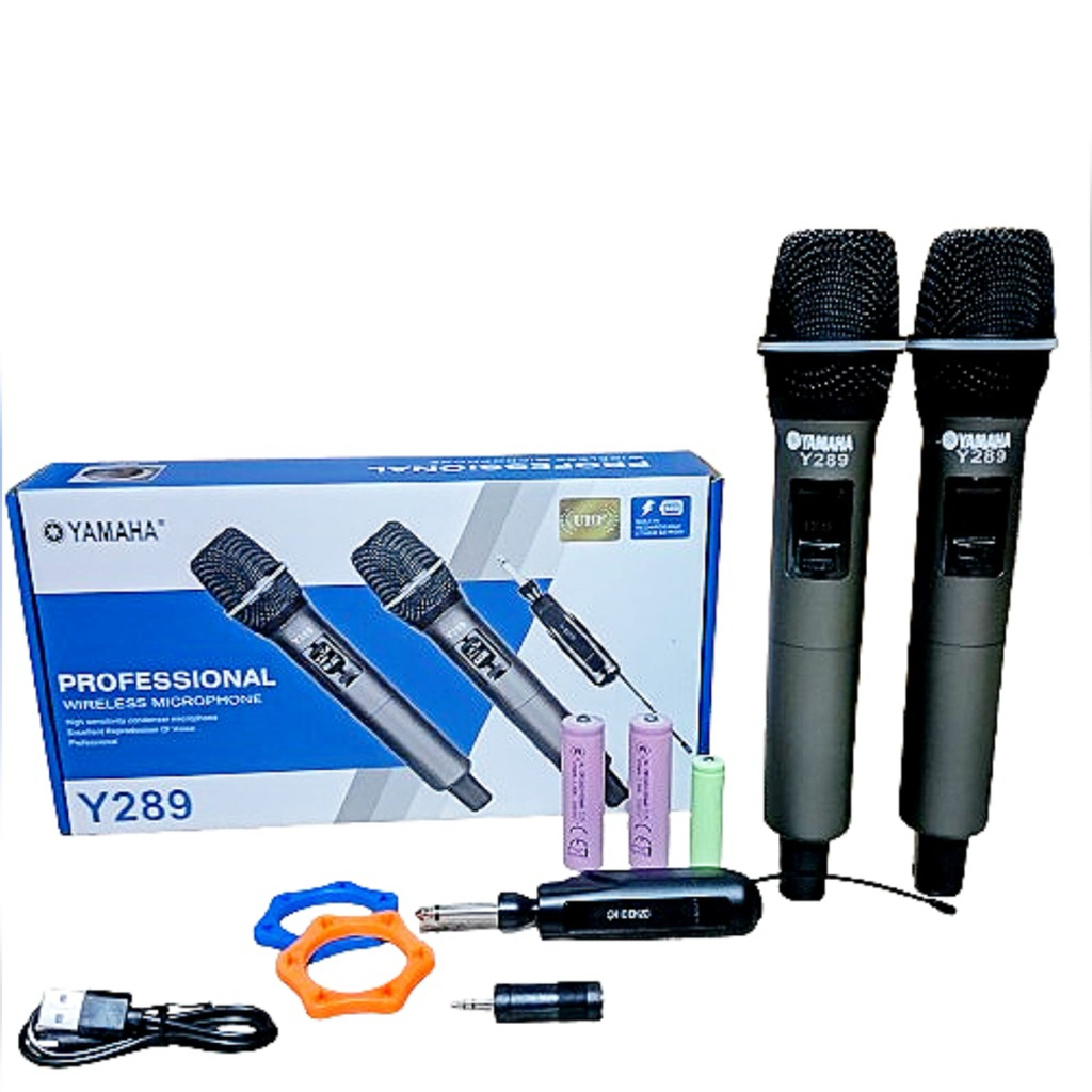 Mic wireless YAMAHA Y289 mic double wireless