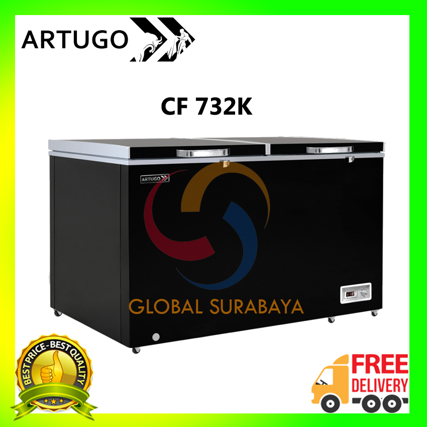 CHEST FREEZER ARTUGO CF732K 720 Liter – Freezer Box Kapasitas Besar Hemat Energi