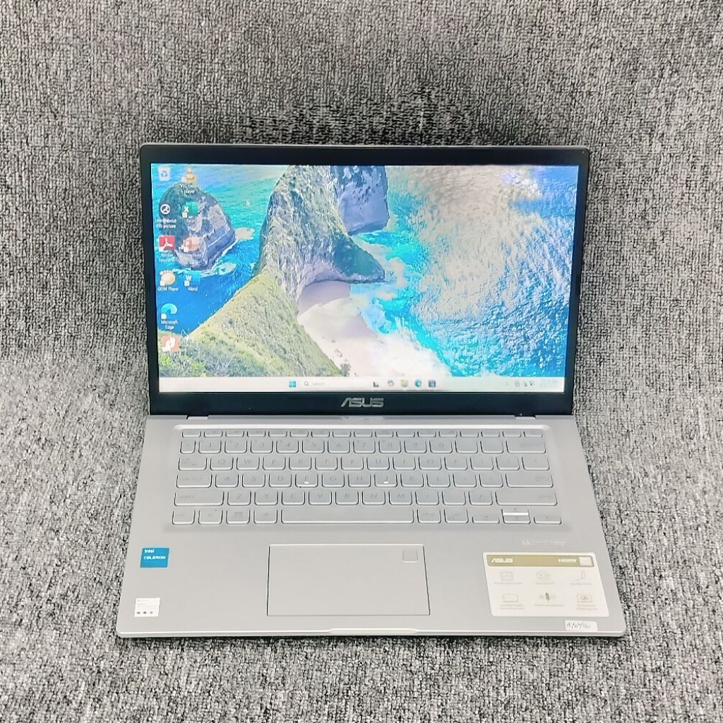 Promo Laptop Asus A1400KA Intel N4500 RAM 8GB SSD 256GB Slim Mulus