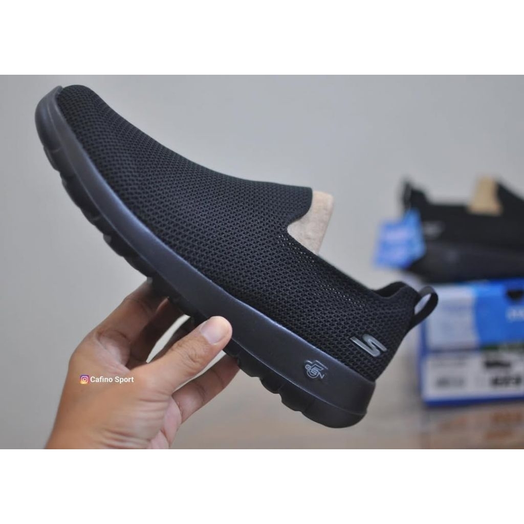 Sepatu Go Walk Max Ben Full black Special