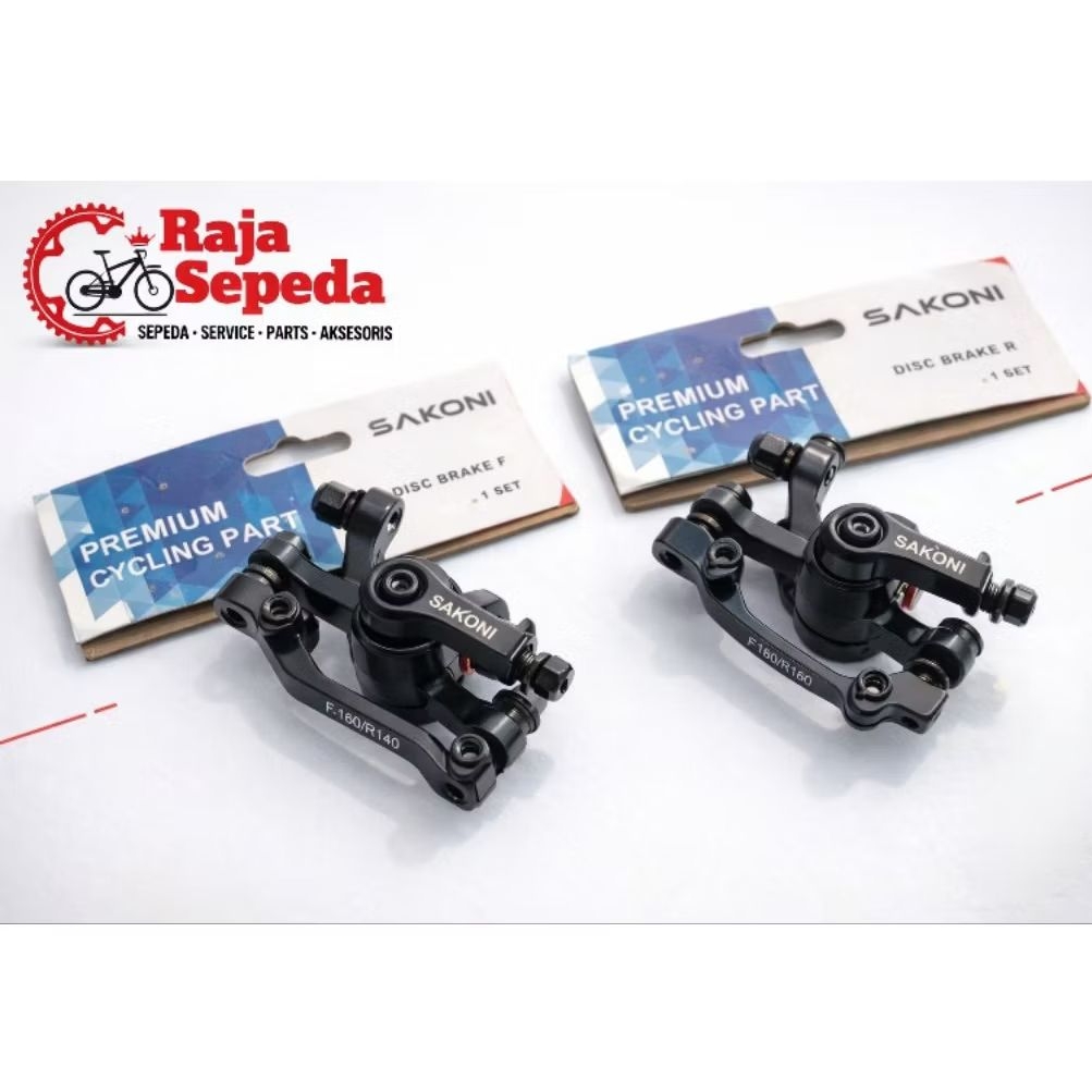 KALIPER REM CAKRAM SEPEDA MTB LIPAT MEKANIK SAKONIK (SEPASANG)
