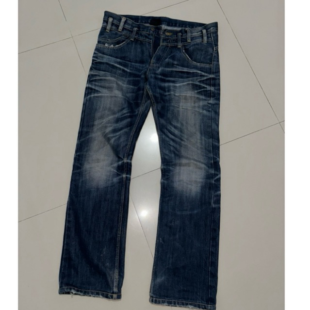 Jeans fading sangat cakep second branded original