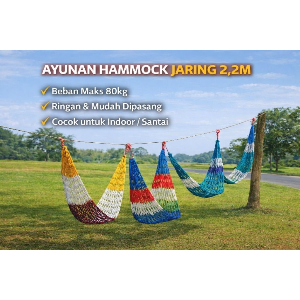 ayunan jaring/ayunan tali rajut