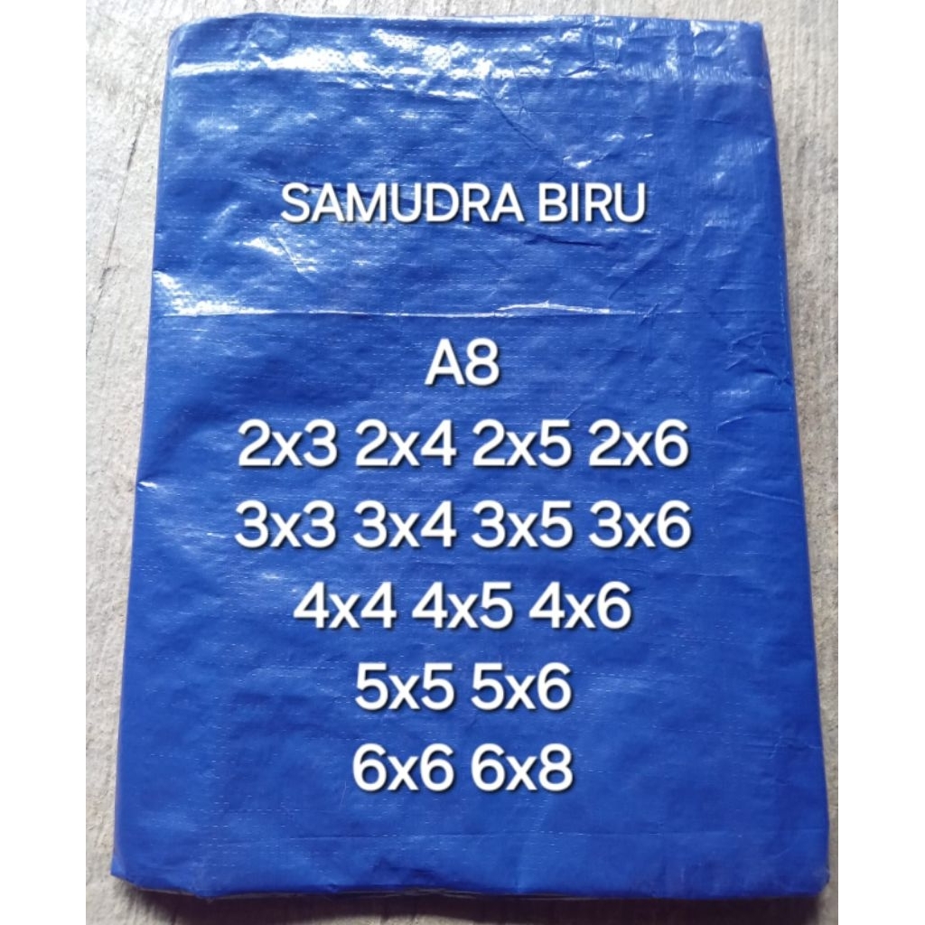 Terpal tenda A8 2x6 Tebal / terpal kolam ikan / terpal jemur padi