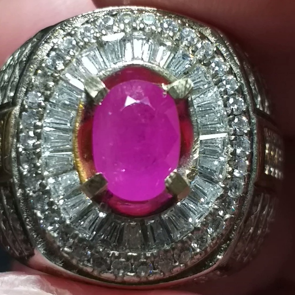 Cincin Ruby (Burma) Cutting Memo JGL Natural & Murah
