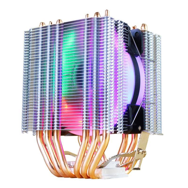 snowman HSF CPU cooler RGB 6 heatpipes 9 cm dual tower fan intel amd