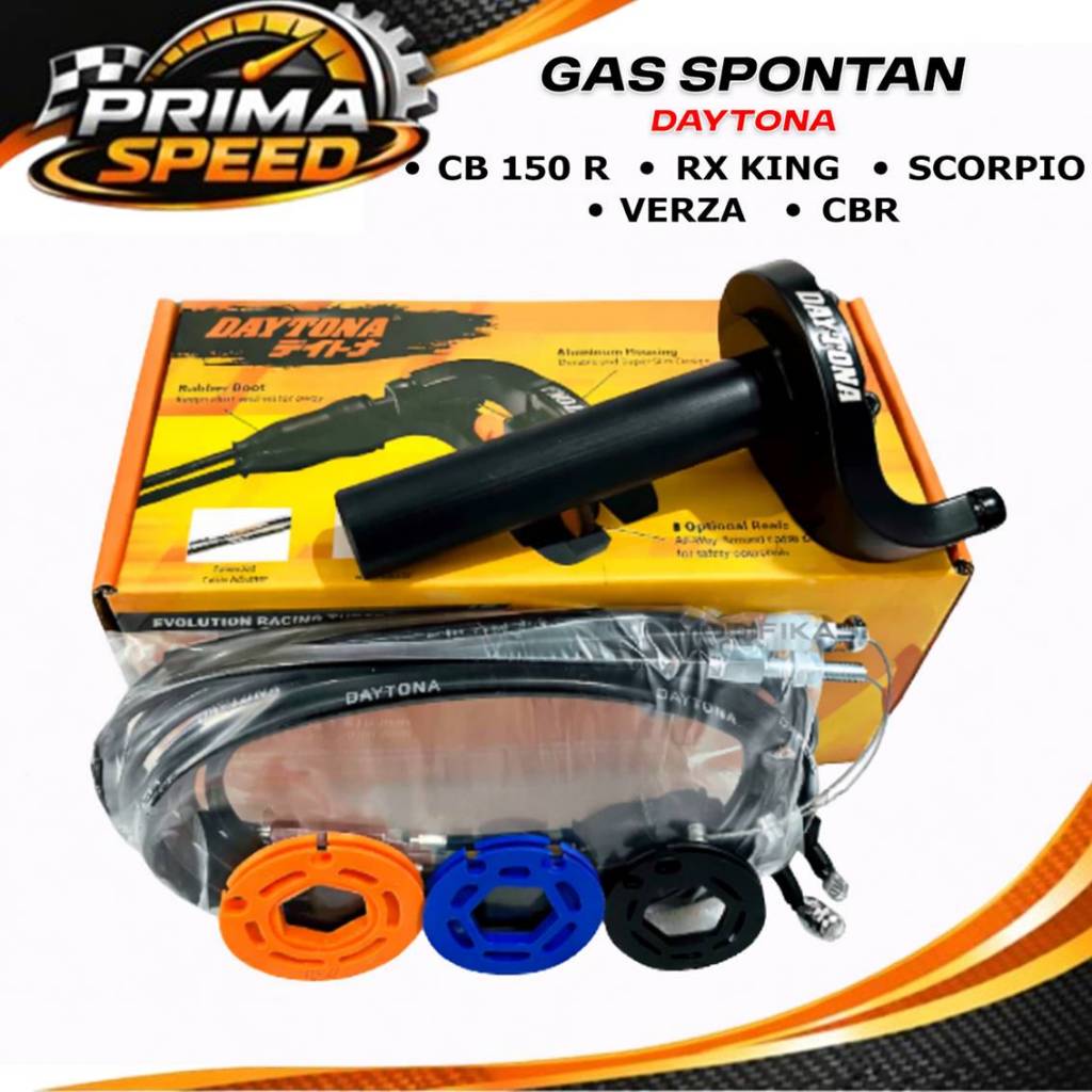 DAYTONA GAS KONTAN CB 150 R RX KING SCORPIO VERZA CBR GAS SPONTAN DAYTONA