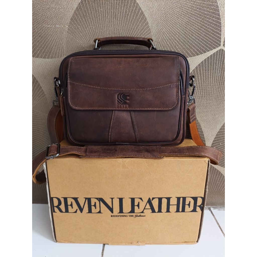 Tas Reven Leather Bima kulit crazy horse original (Preloved)