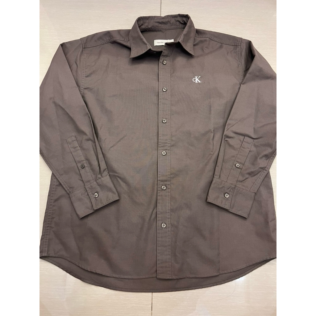 NEW AUTHENTIC CALVIN KLEIN MAN SHIRT SIZE S / ORIGINAL CALVIN KLEIN JEANS kemeja pria