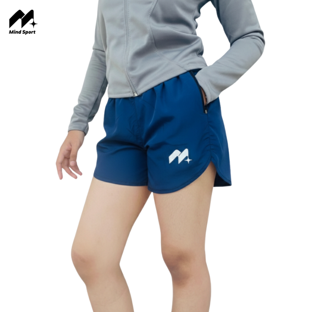 Celana Running Parasut Pria Wanita Short Pants Olahraga Lari Celana Pendek Olahraga Adem Saku Reslet