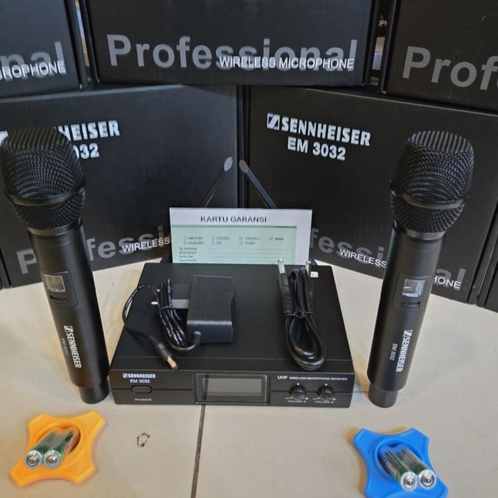 NEW MIC WIRELESS SENNHEISER EM-3032 MICROPHONE WIRELESS VOKAL SENNHEISER