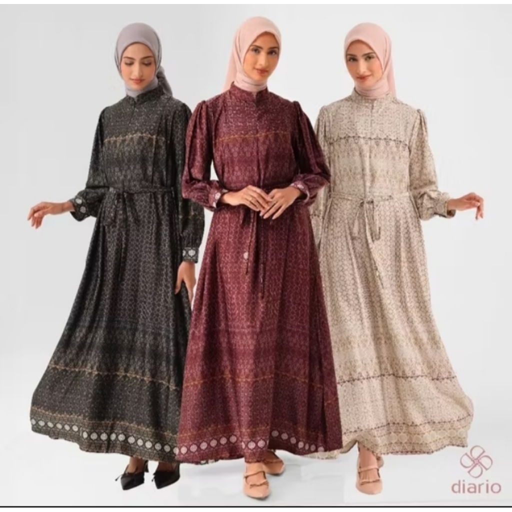 Diario - Cassandra Sarimbit Collection Gamis Dewasa [NEW]