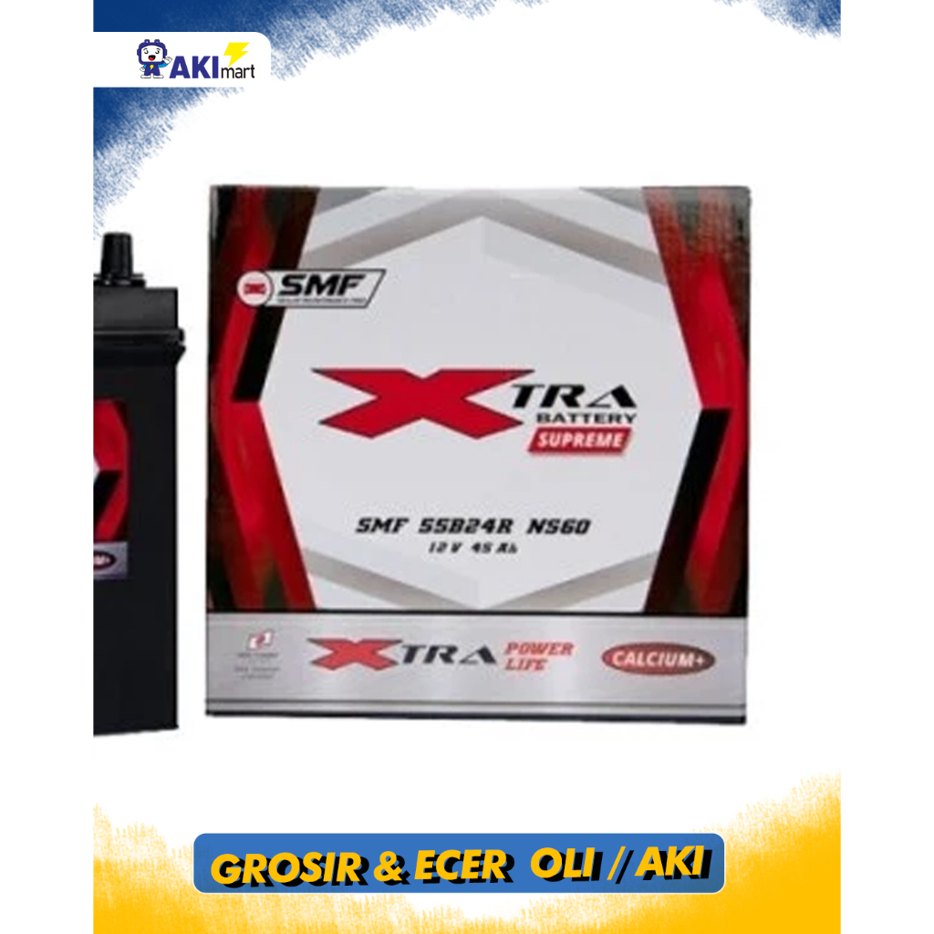 Aki Mobil Toyota Avanza Xtra Supreme Ns60 55B24R - Aki Kering Mobil