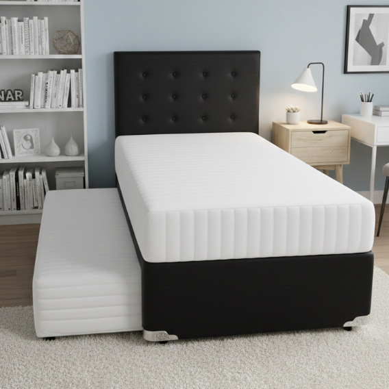 Kasur 2 in 1  Orthopedic TIDURKU Spring Bed Kasur Sorong + Kasur Bawah | Kasur Tamu Hemat Ruang