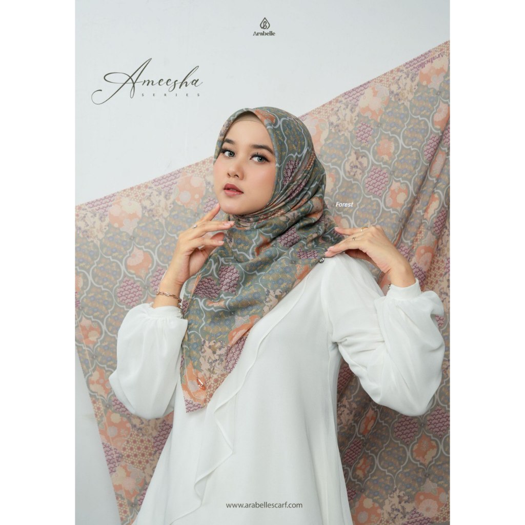 Arabelle Scarf Official/Ameesha Series Scarf/Kerudung Arabelle