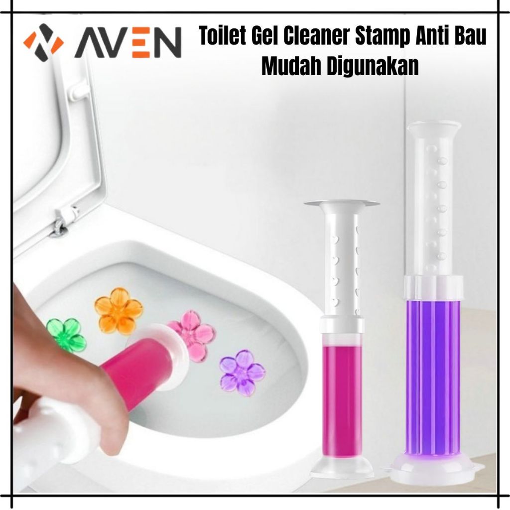 AVEN Toilet Gel Cleaner Stamp Anti Bau Pewangi Pengharum Pembersih Closet Praktis Dan Serbaguna