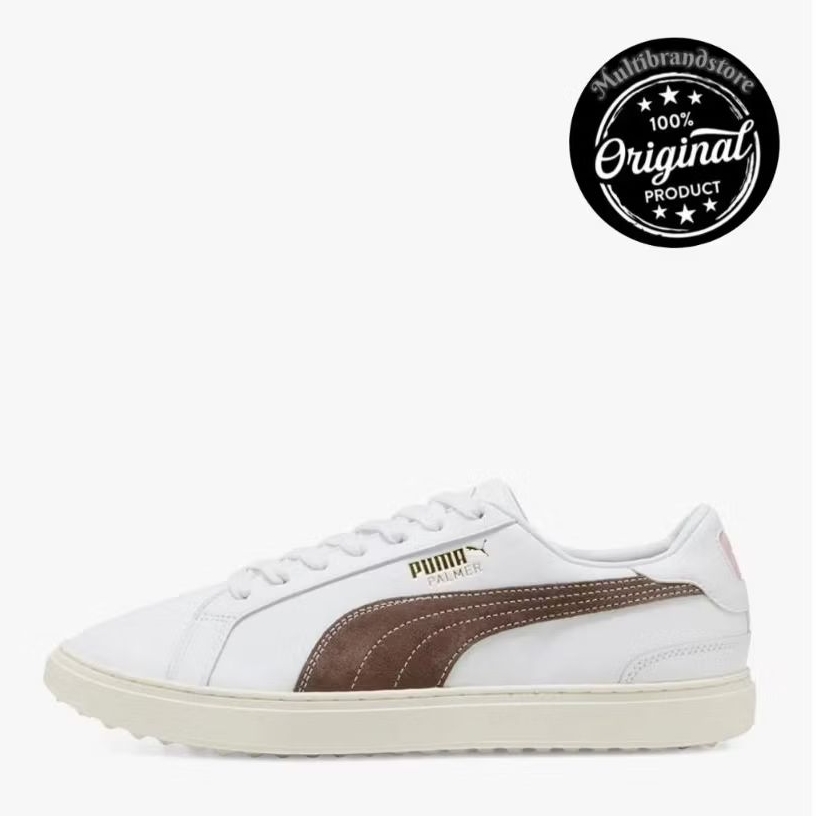 Puma Golf Puma X Ap Classic G Shoes Men's - Puma White-Flat Bronze-Pale Pink