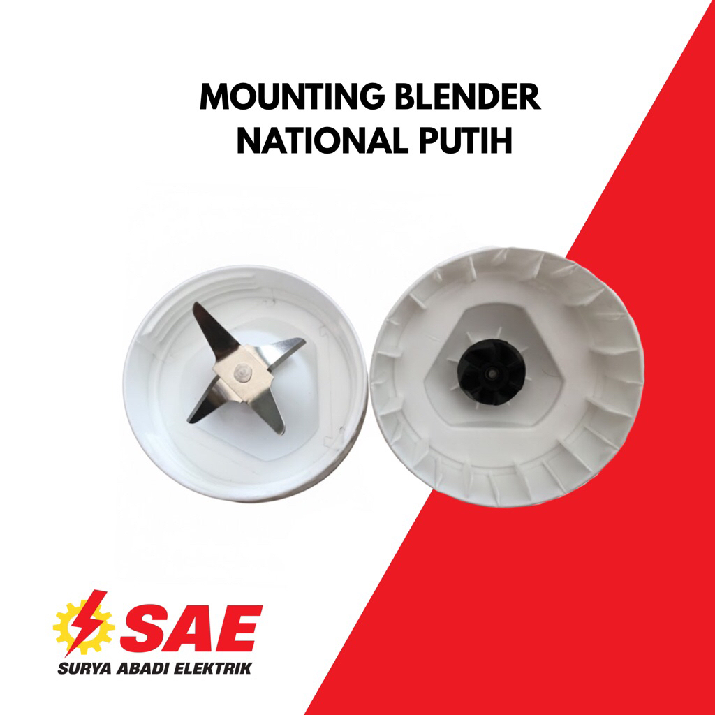 Mounting Blender National - Mangkok pisau blender