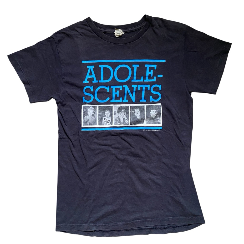 vintage kaos band hardcore punk 80s the adolescents