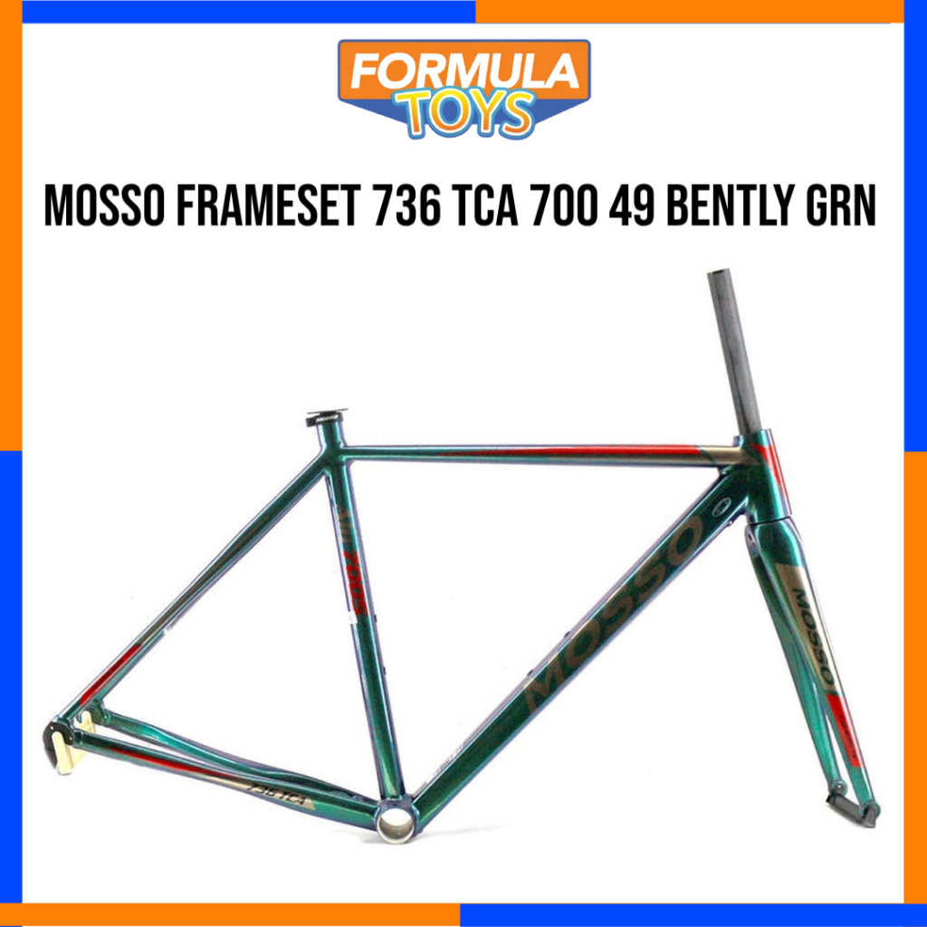 FRAME SEPEDA MOSSO FRAMESET 736 TCA 700 SIZE 49 BENTLY GRN ALLOY