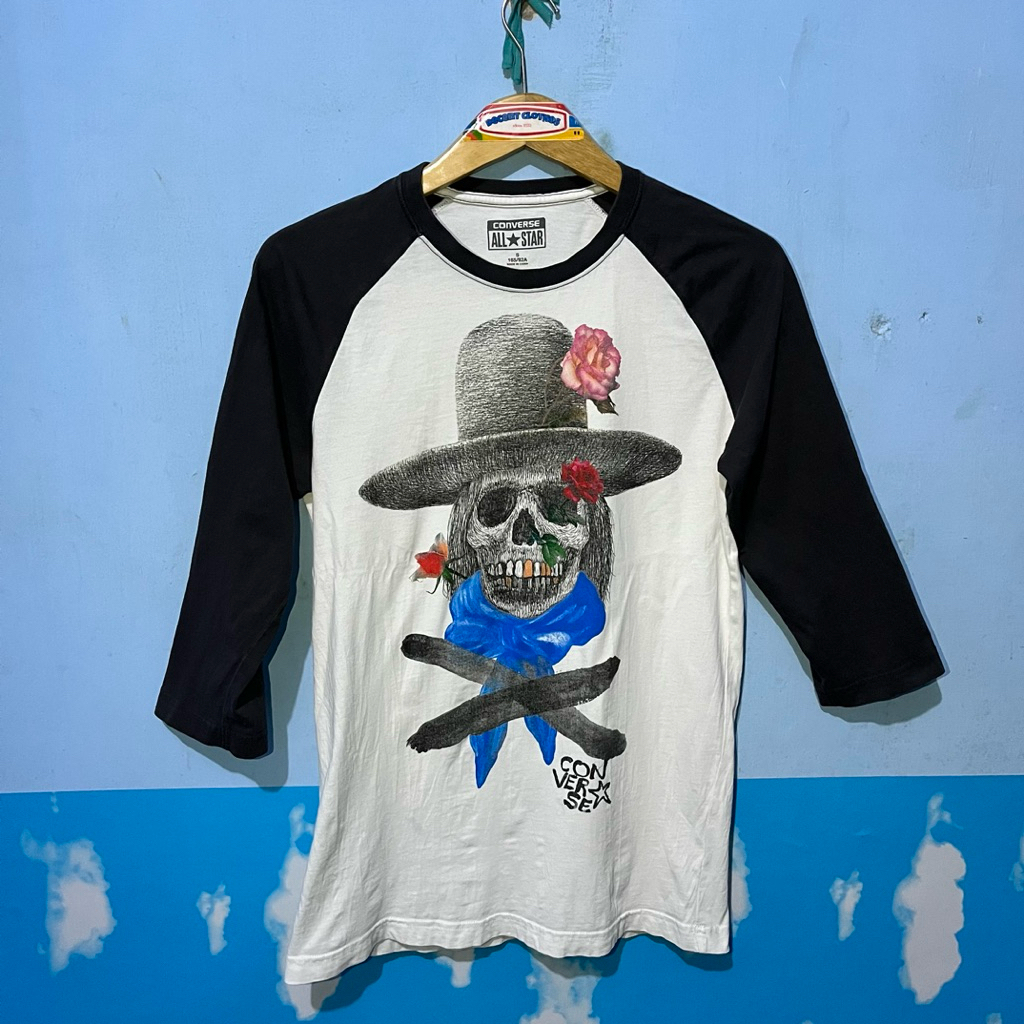 Kaos Lengan Tiga Perempat Converse second