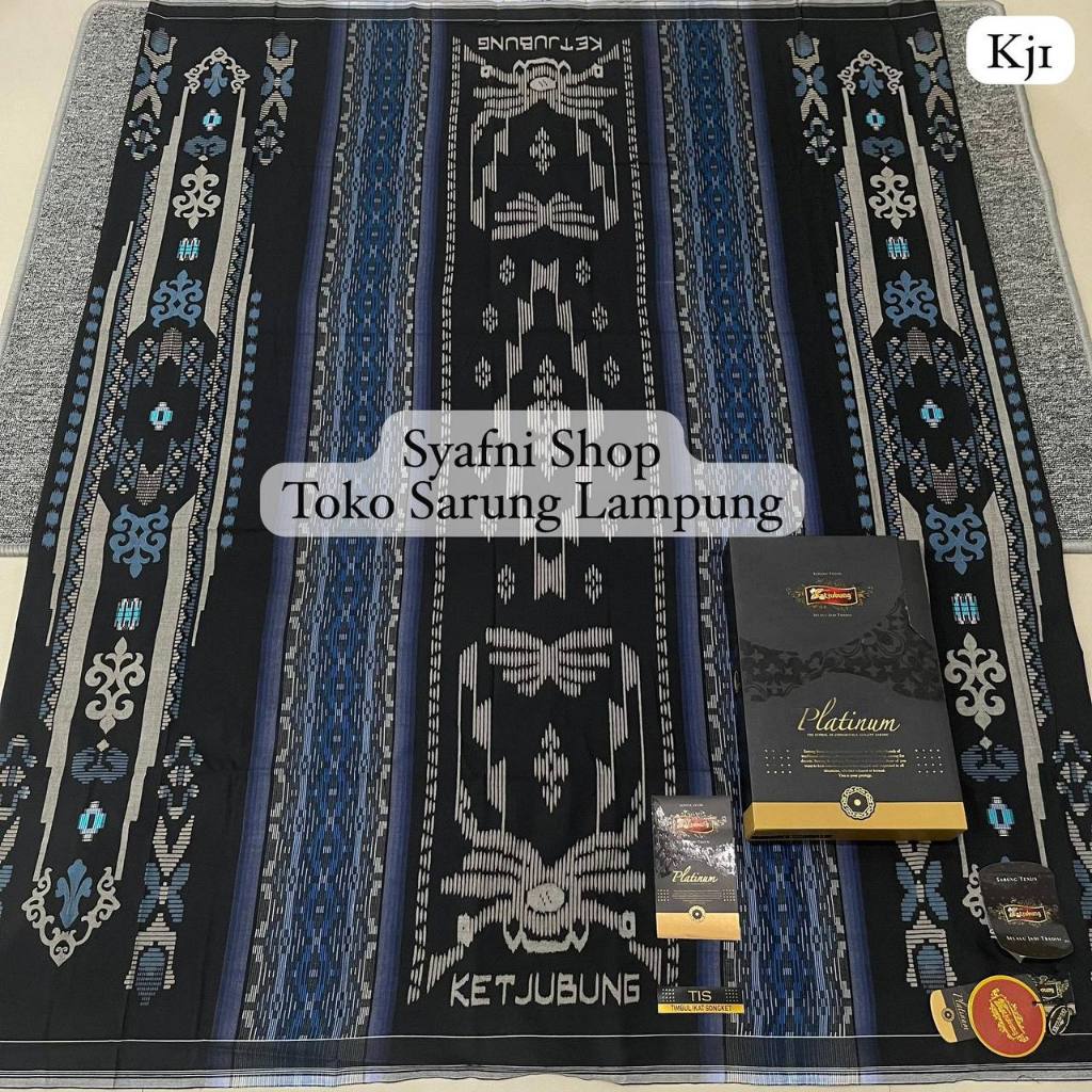 Sarung Ketjubung Platinum Premium Songket