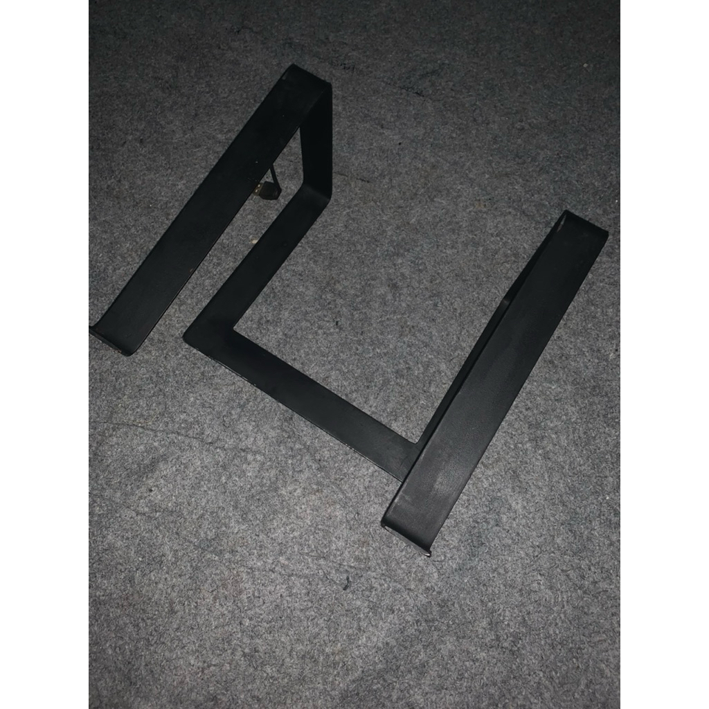 Laptop Stand Besi Hitam Doff Second