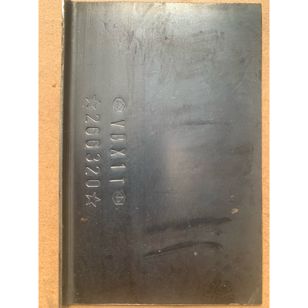 Ketok nomor rangka khusus vespa