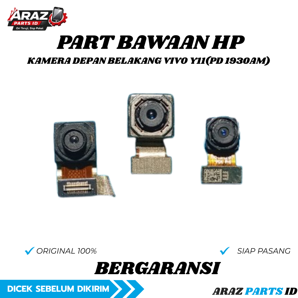 Kamera Depan Belakang Vivo Y11( PD 1930AM ) Original Copotan Normal – Araz Parts ID