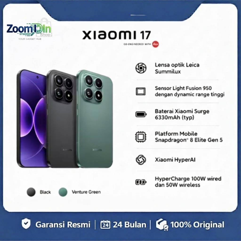 Xiaomi 17 12/256GB Snapdragon 8 Elite Gen 5
