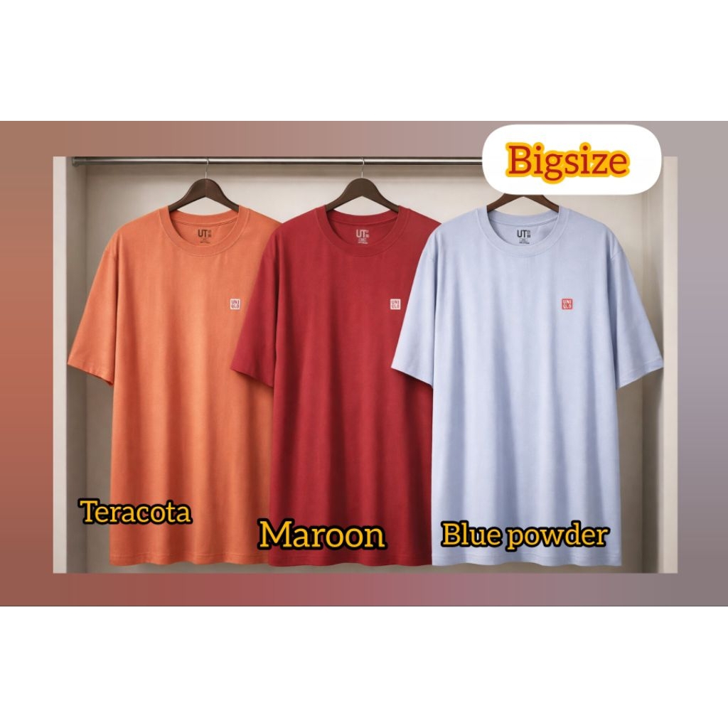 Kaos Bigsize UNIQLO 2XL-4XL