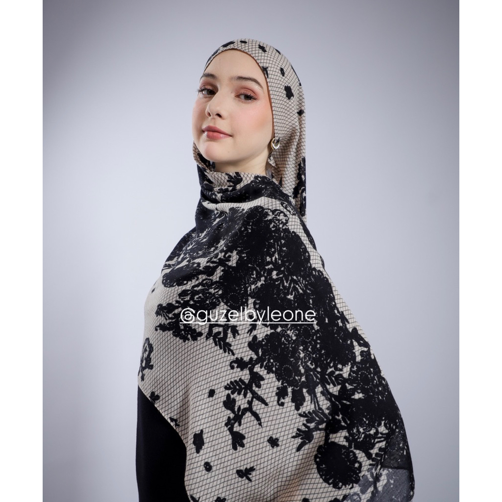 Pashmina Viscose Lace Printed | guzelbyleone | Pashmina Viscose modal | Printed Pashmina