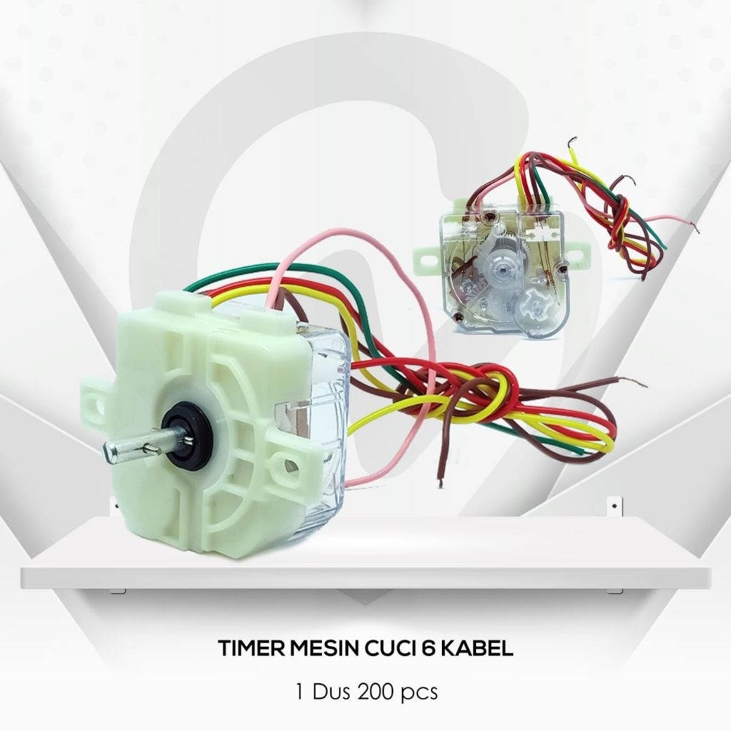 Timer mesin cuci 6 kabel
