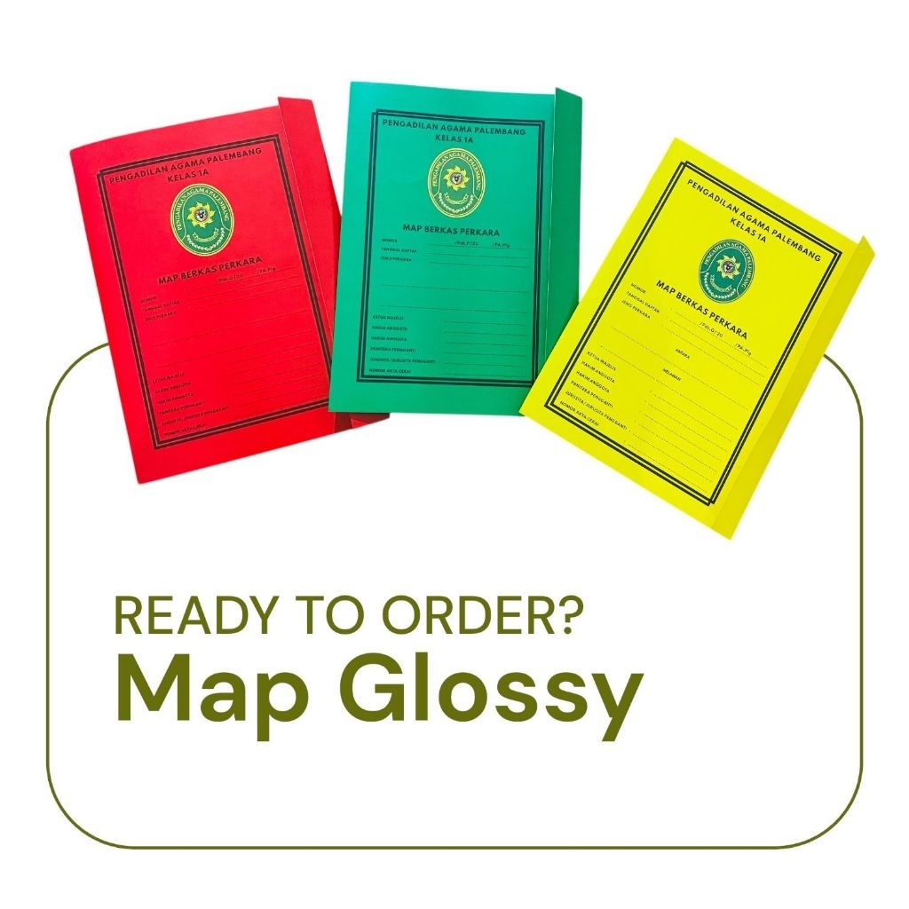 Map Custom Kertas Konstruk 260gsm