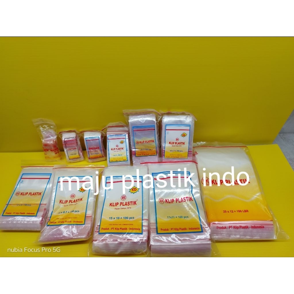 Plastik klip 8,7x13 @100pcs/ PE klip / ZIPLOCK