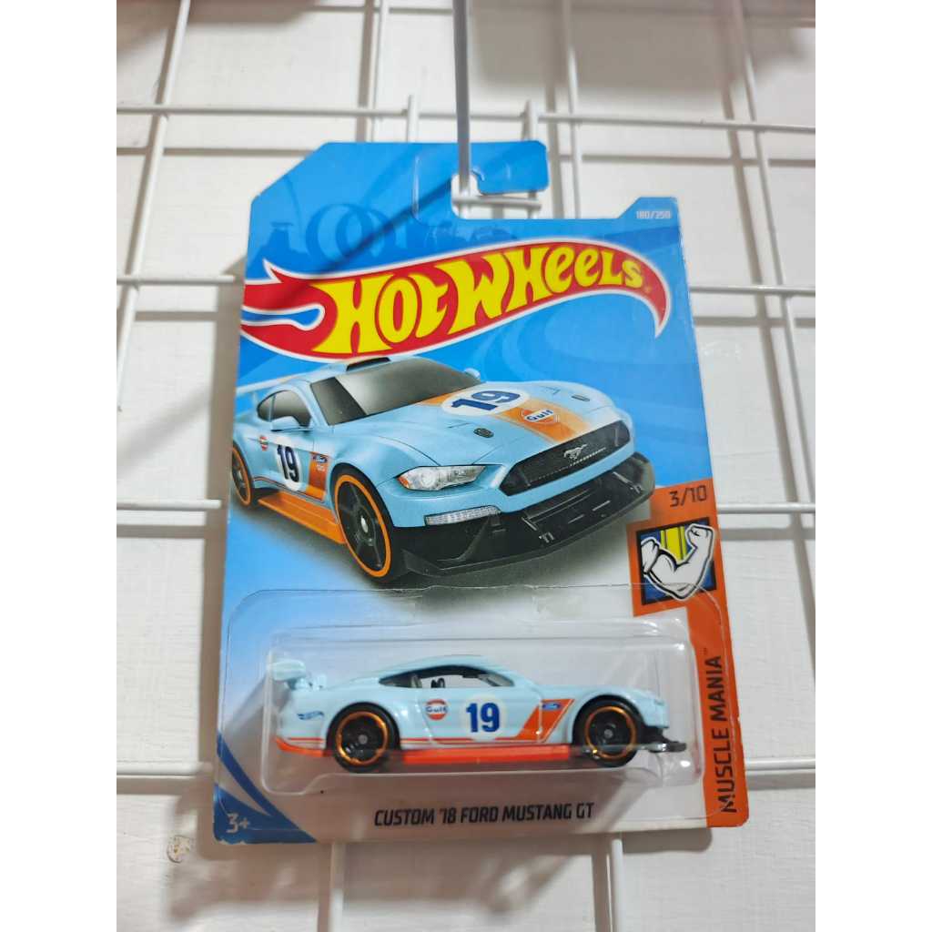 Hotwheels 18 Ford Mustang GT Gulf