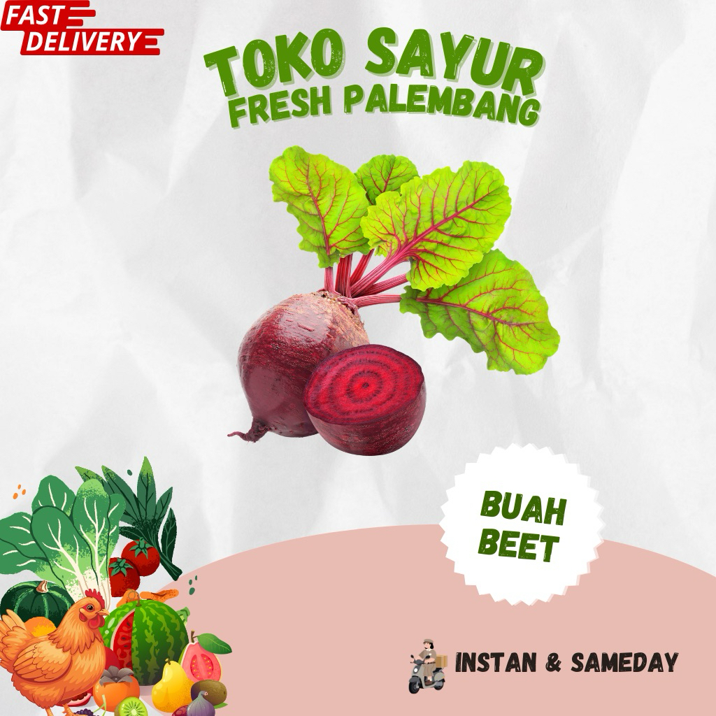 Buah Bit Beet Fresh - Toko Sayur Fresh Palembang