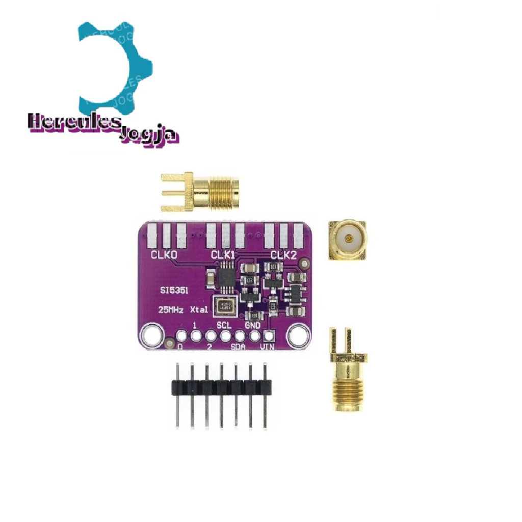 Si5351 Si5351A 8kHz-160MHz 3 Output I2C Signal Clock Generator Module