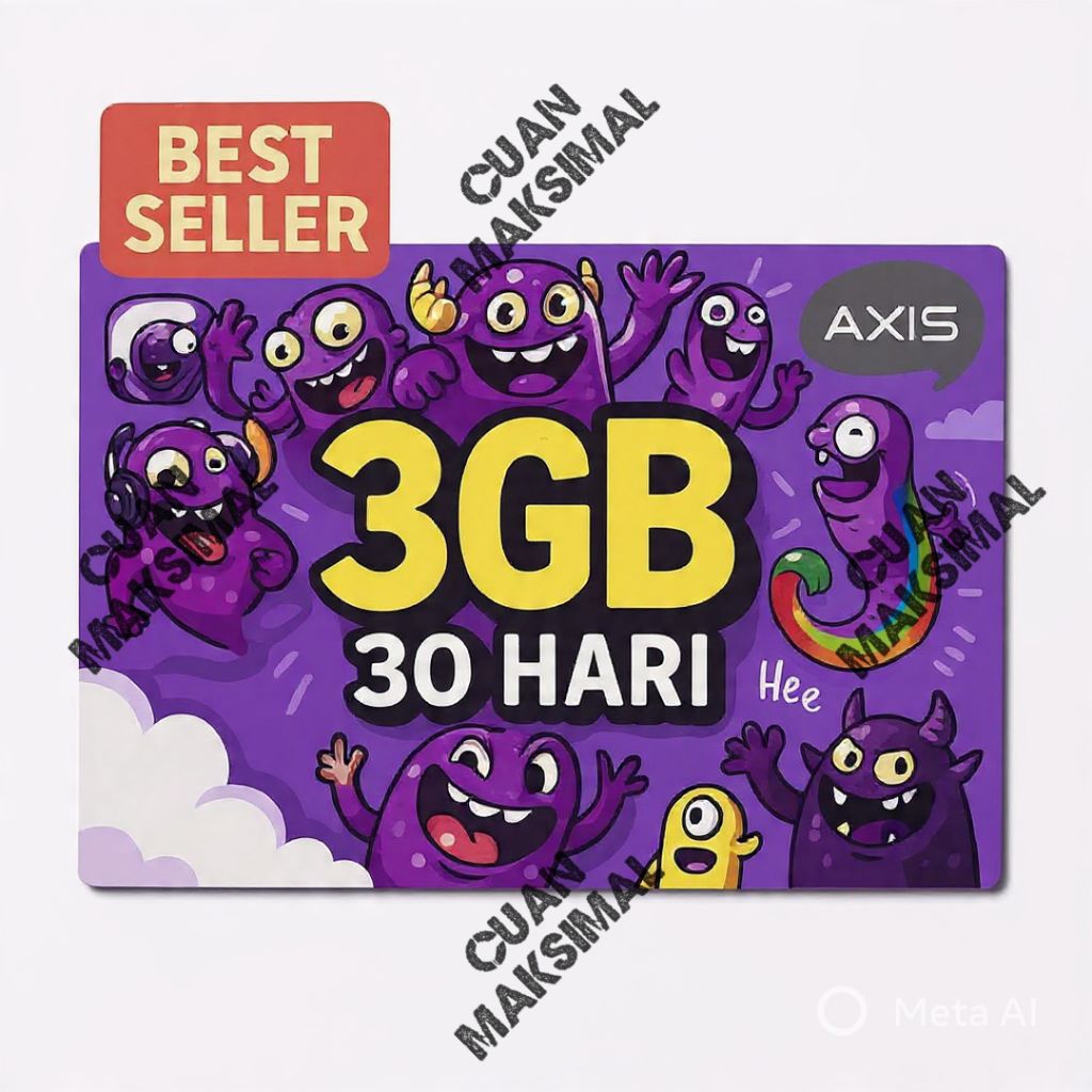 Perdana Axis 3GB 30 Hari